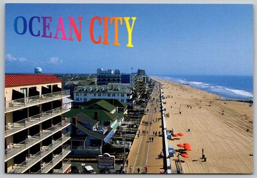 Ocean City Maryland Americana Ocean Front Hotel, 913 Atlantic Ave Postcard (ContF-43)
