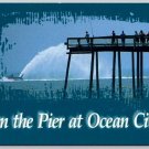 Ocean City Maryland Fishing on the Pier - Art Card Postcard (ContF-47)