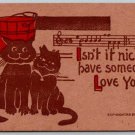 Isn't it Nice to have someone to LOVE YOU, Cat Postcard (X-494) Isn't it Nice to have someone to LOVE YOU, Cat Postcard (X-494)