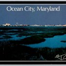 Ocean City Maryland Skyline View over the Bay Postcard (ContF-171)
