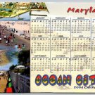 Ocean City Maryland 2004 Multi View Calender Beach Postcard - NOS