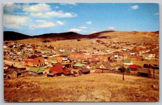 Cripple Creek Colorado Aerial View Postcard (Y-558)