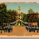 Annapolis Maryland Noon Formation, Regiment of Midshipmen Naval Academy Postcard (ecM354)