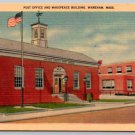 Wareham Massachusetts Post Office, Makepeace Building Postcard  (Y-672)
