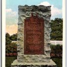 Schulerville New York Monument in Memory of World War Veterans Postcard (ecM384}