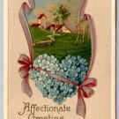 Affectionate Greetings to my Valentine Int'l Art Pub. Co. Vintage Emobssed Postcard (PCCA-15)