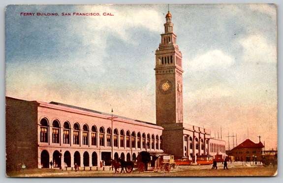 San Francisco California Ferry Building Postcard (PCCA-19)