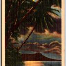 Moonlight Hawaii Night Volcano Postcard (PCCA-27)