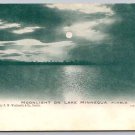 Lake Minnequa Pueblo Colorado Moonlight Night 1905 Postcard (PCCA-29)