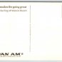 Surfing Off Waikiki Beach in Honolulu Hawaii - Pan Am Airline Postcard (Z-538)