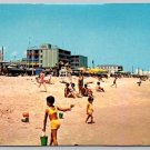 Rehoboth Beach Delaware Atlantic Sands Motel, Sand Pails & Children Postcard (Z-572)