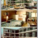 Ocean City Maryland Shangri-La Motel Elongated Vintage Multi View Postcard (EL-13)