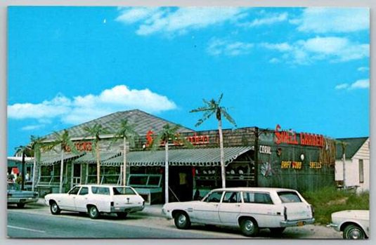 Dewey Beach Delaware Mezick's Shell Garden Vintage Postcard - Out of Business (AA-507)