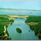 Hartwell Dam Georgia and South Carolina, Savannah River Bridge Postcard (BB-467)