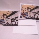 The steel Bridge note  card box set