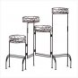 FOUR-TIER PLANT STAND SCREEN  Retail: $29.95
