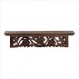 CARVED ISLAND  WALL SHELF  Reatil: $29.95
