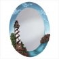 LIGHTHOUSE OVAL WALL MIRROR  RETAIL: $19.95