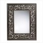 CARVED LEAF-FRAMED MIRROR  RETAIL: $149.95