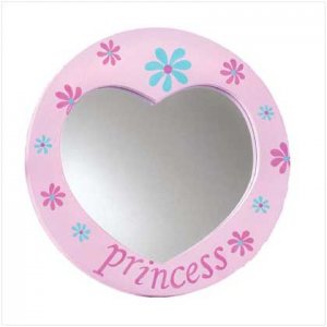 PRINCESS HEART MIRROR  RETAIL: $6.95