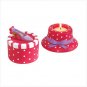 POLKA DOTS HAT AND SHOE SET CANDLE Retail: $14.95