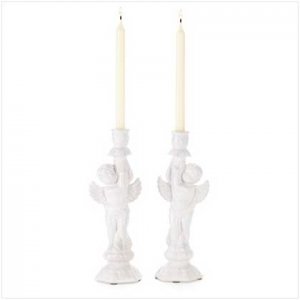 RENAISSANCE ANGEL CANDLEHOLDERS  Retail: $29.95
