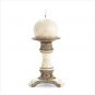 MARBLE CANDLE HOLDER WITH CANDLE  Retail: $12.95