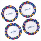 CELEBRATE! DESSERT PLATE SET  Retail: $24.95