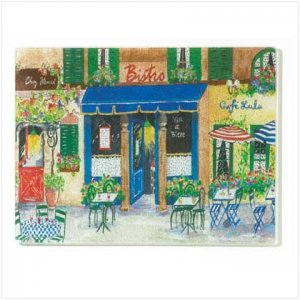 FRENCH CAFE CUTTING BOARD  Retail: $9.95