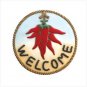 HOT CHILE "WELCOME" PLAQUE  Retail: $14.95