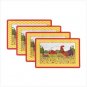 COUNTRY ROOSTER VINYL PLACEMATS  Retail: $5.95