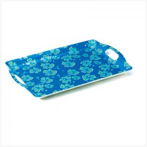 BLUE HAWAIIAN SERVING TRAY  Retail: $9.95