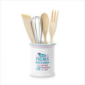 MOM'S KITCHEN UTENSIL HOLDER  Retail: $19.95