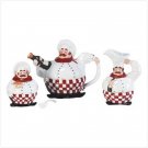 CHEF TEAPOT SET  Retail: $39.95