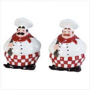CHEFS SALT AND PEPPER SET Retail: $9.95