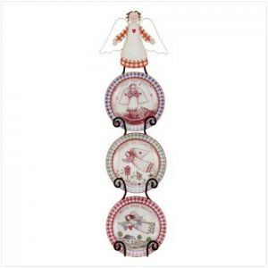 DECORATIVE ANGEL PLATE SET  Retail: $29.95