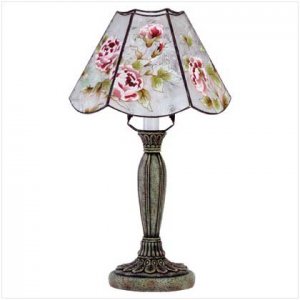 VICTORIAN ROSE LAMP