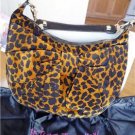 NWT Betsey Johnson Leopard Hobo Shoulder Handbag $168