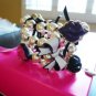 NWT Betsey Johnson Hot Lips Pearl Bead Stretch Bracelet