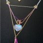 NWT Betsey Johnson Varsity Crush Shoes Crown Necklace