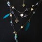 NWT Betsey Johnson Jungle Fever Parrot Layered Necklace
