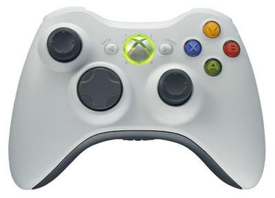 MICROSOFT XBOX 360 WIRELESS CONTROLLER White NEW