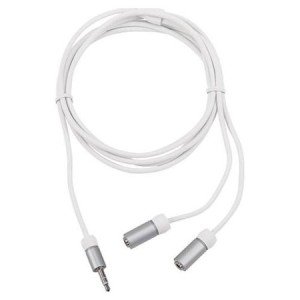 New Jensen 3.5mm Mini-Plug 1/8" Y Splitter Stereo Cable