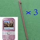 3 x Original Stylus pen for Palm Centro 690 685 pink