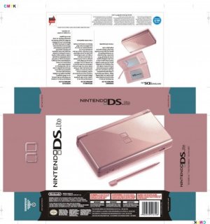 New Pink nintendo ds lite console system in box