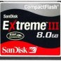 NEW SANDISK 8GB 8G Extreme III Compact Flash Memory CF Card