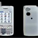 White Silicone Skin Case for PALM Treo 650 Phones
