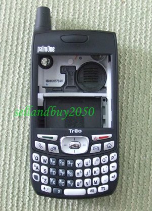 FULL BLACK PALM TREO 700 700P HOUSING COVER + KEY +TOOL