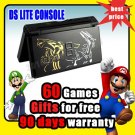 NEW For Diamond BlacK Nintendo DS Lite NDSL Console+60 Game
