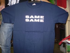 Cool T-Shirts Same Same, But Different logo shirt